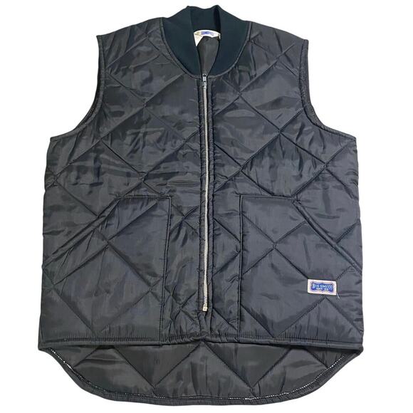 Big Smith Black Quilted Work Vest Men's Medium Regular Chest 38-40 - Picture 1 of 8